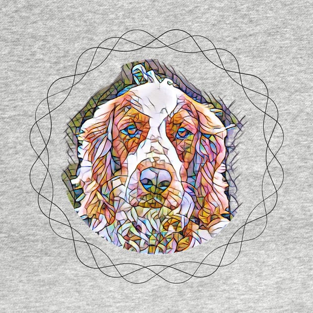 Springer spaniel (red and white) by Silver Lining Gift Co.